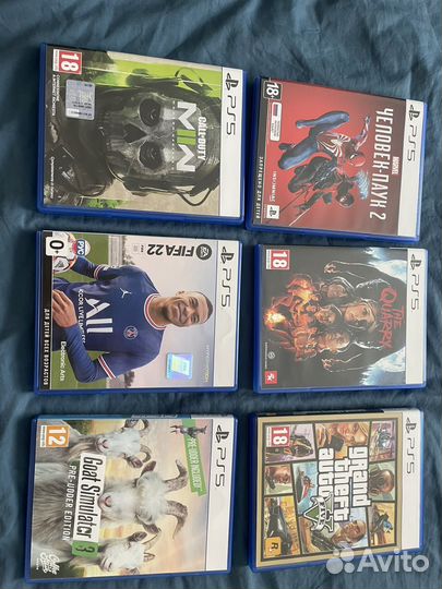 Диски на ps5 и nintendo свич