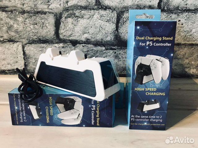 Зарядная станция двойная для джойстиков PS p5