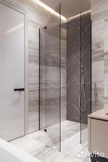 Душевые ограждения стеклянные большой выбор