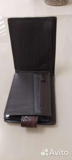 Кошелек мужской кожаный новый