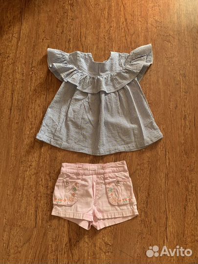Шорты и блузка на 5 лет