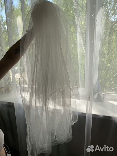 Свадебная фата новая