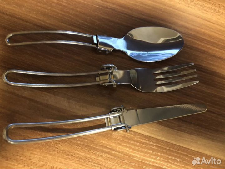Кемпинговый набор столовых приборов