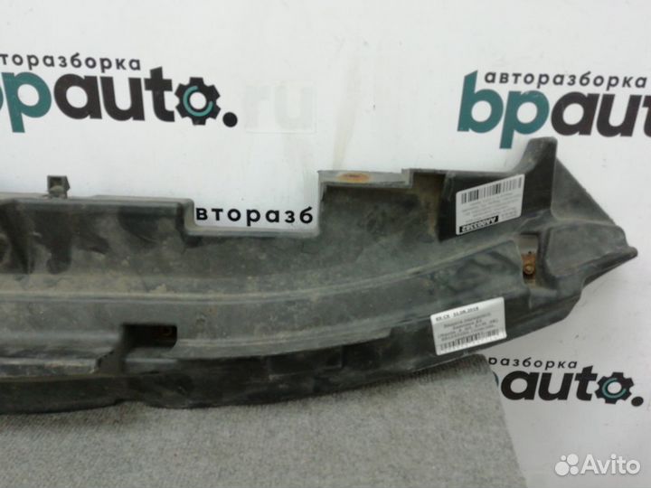 Защита переднего бампера пластик рифленая