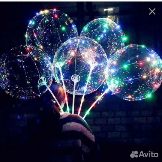Шарики светящиеся бобо