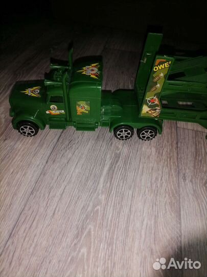 Грузовик с прицепом игрушечный