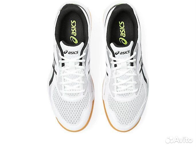 Кроссовки asics Upcourt 5 White/Safety Yellow м