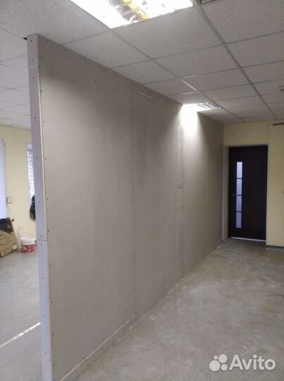 Монтаж гипсокартона, перегородки,дост.материалов