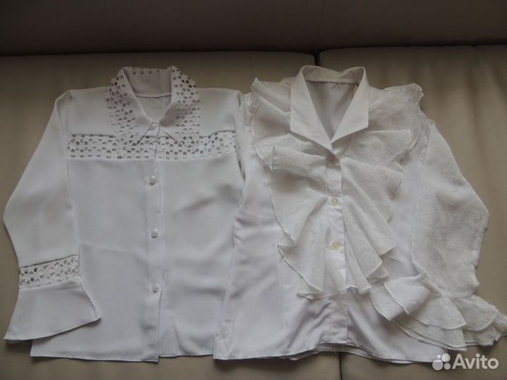 Рубашки на девочку 6.5-8 лет
