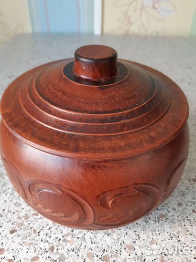 Глиняный горшок для запекания 2 литра