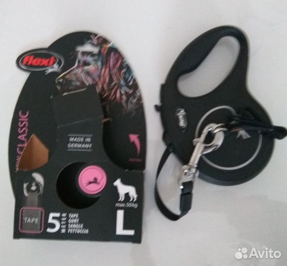 Поводок- рулетка Flexi New Classic L, до 50кг