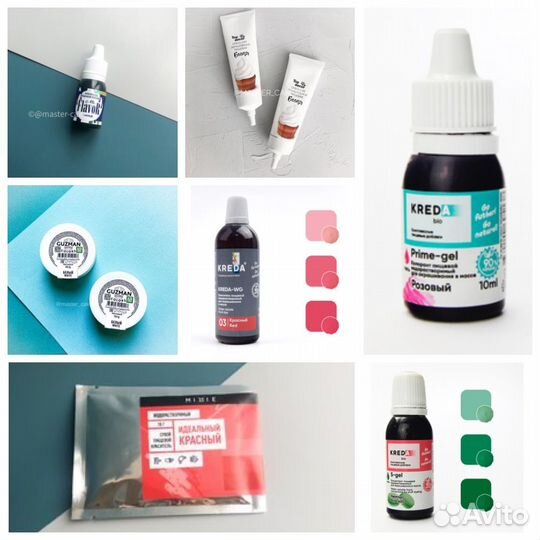 Водорастворимые красители для готовки