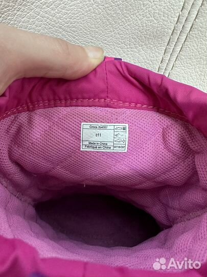 Сноубутсы crocs