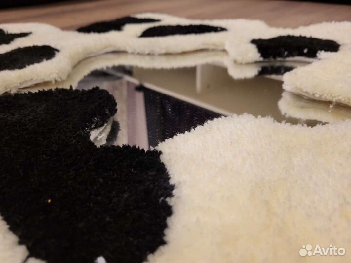 Ковровая рама с зеркалом ручной работы 75*75