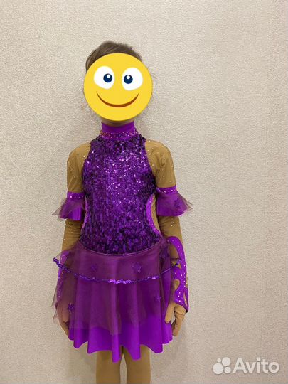 Платье для фигурного катания 128-134