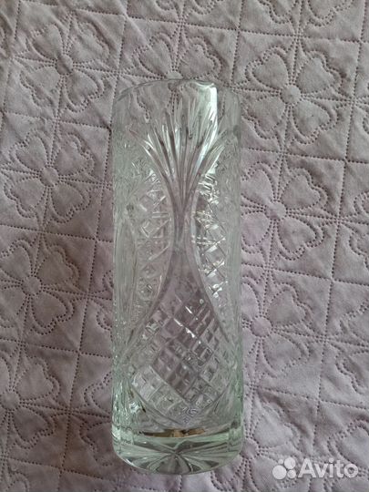 Ваза для цветов, хрусталь