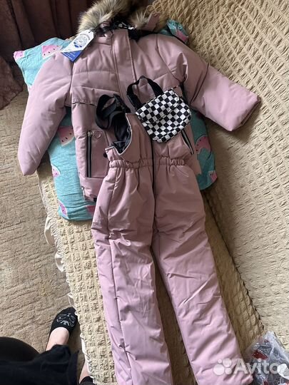 Зимний костюм для девочки 128