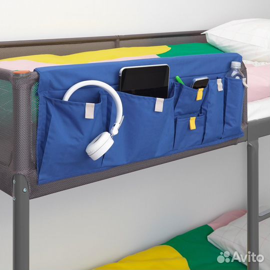 Mojlighet IKEA 804.213.89 Карман для кровати 75x27 см. Синий