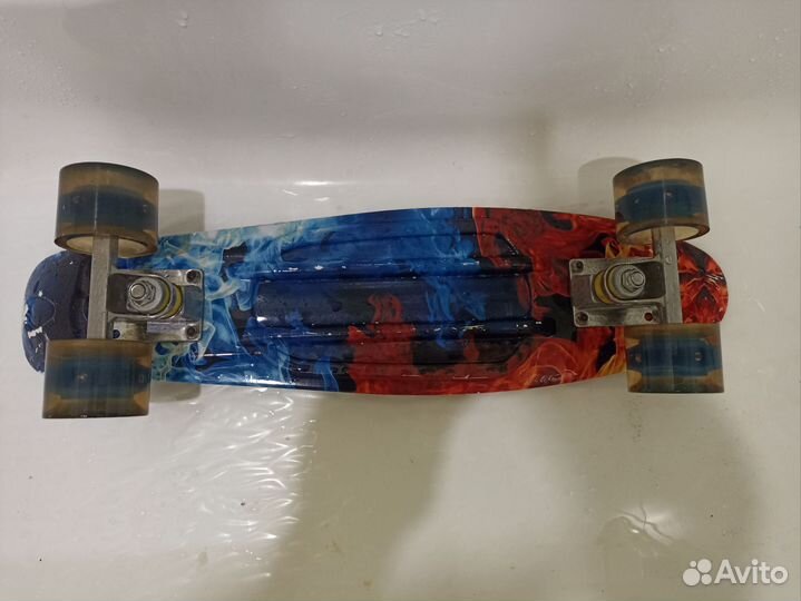 Пенни борд скейтборд со светящимися колесами