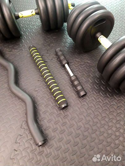 Новый Набор гантели и штанги 40кг
