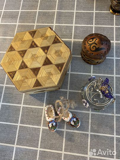 Подсвечник шкатулка сувенир СССР винтаж