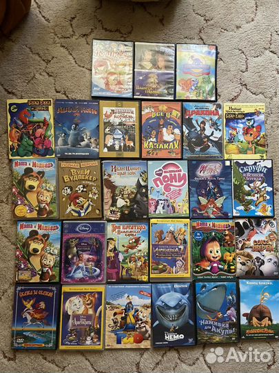 Dvd диски мультфильмы