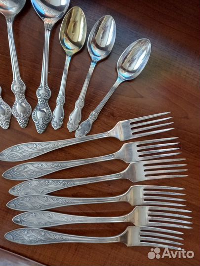 Столовые приборы мельхиор СССР