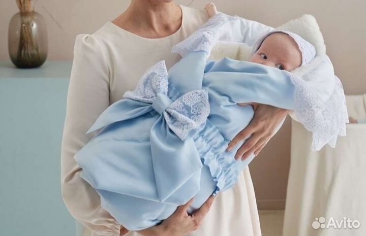 Конверт на выписку для мальчика весна осень