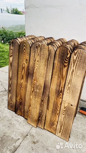 Забор, штакетник обожженый