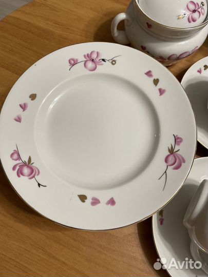 Чайный сервиз лфз Весна форма Сударушка новый