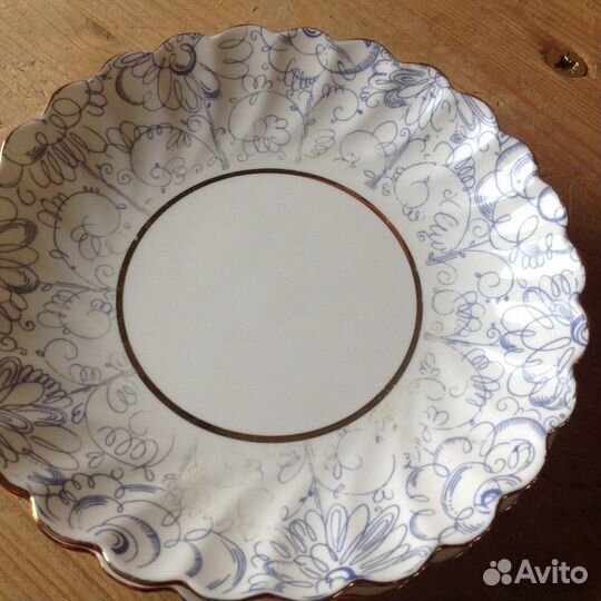 Фарфоровые блюдечки (костяной фарфор)