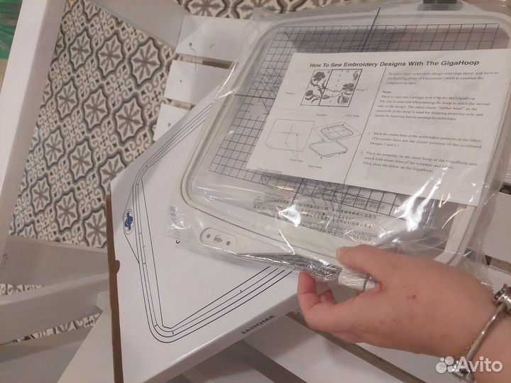 Пяльца для вышивальной машина janome