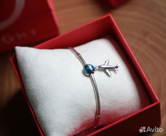 Шарм серебряный Sunlight