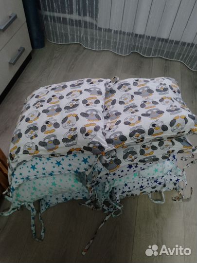 Бортики в детскую кроватку