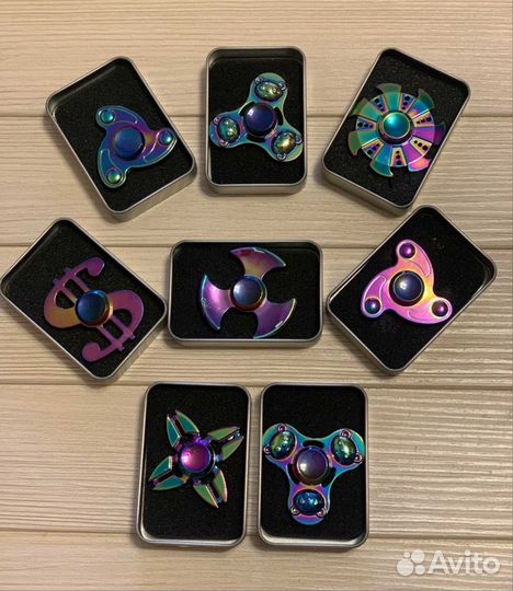 Коллекция спиннеров 8 шт в уп. новые