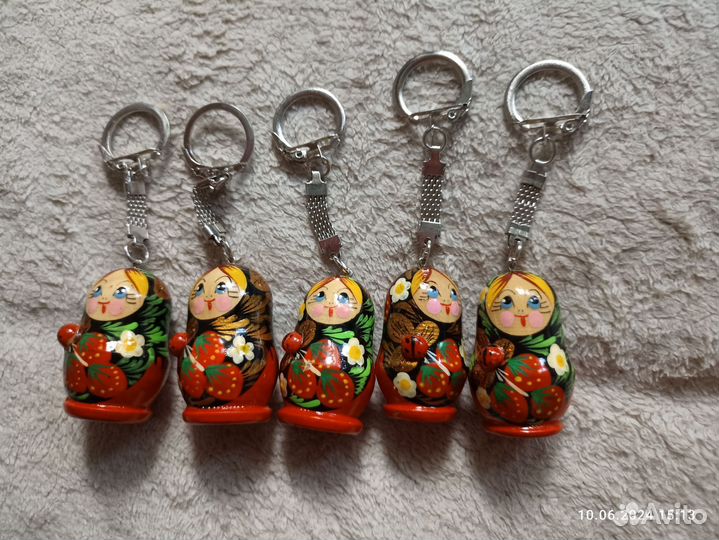 Брелок матрёшка