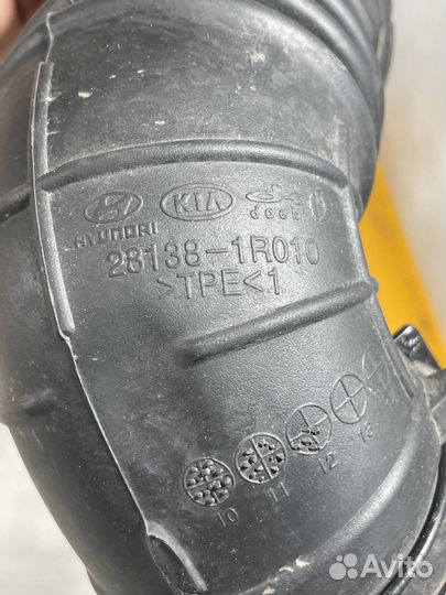 Патрубок воздушного фильтра Hyundai solaris