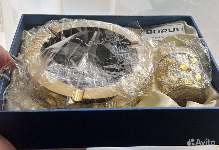 Пепельница. Зажигалка. Подарочный набор