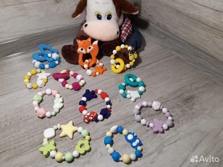 Держатель для пустышки из пищевого силикона