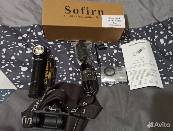 Налобный фонарь Sofirn HS40 SP40 2000 люмен 18650
