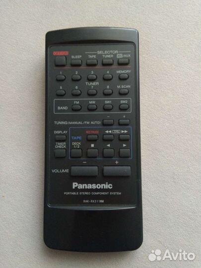 Panasonic rx ct990 пульт