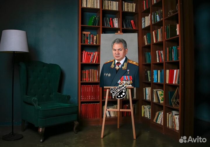 Портреты Путина Шойгу Берии Петра 1