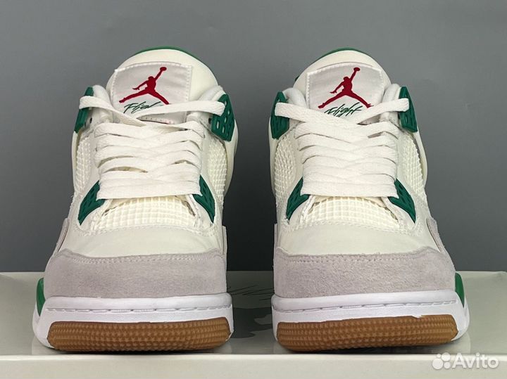 Кроссовки nike air Jordan 4 SP Pine Green