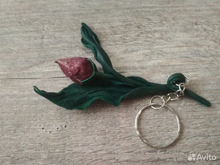 Брелок из кожи Handmade