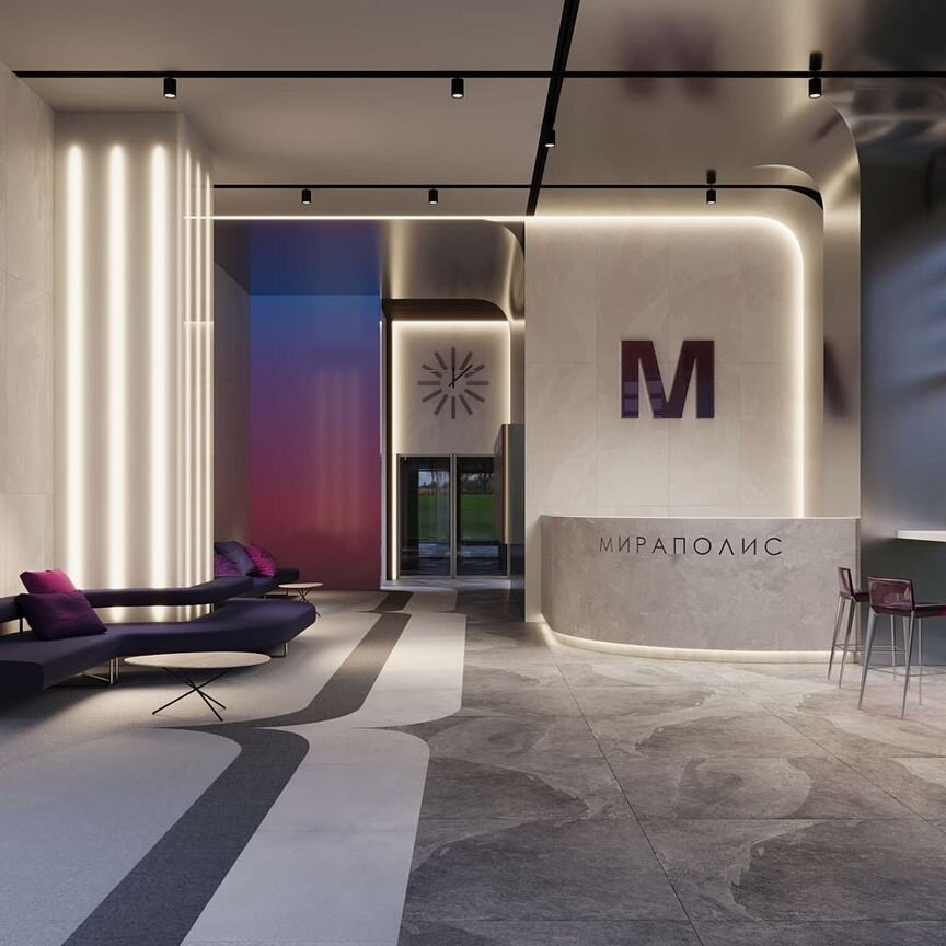 2-к. апартаменты, 46,5 м², 3/35 эт.