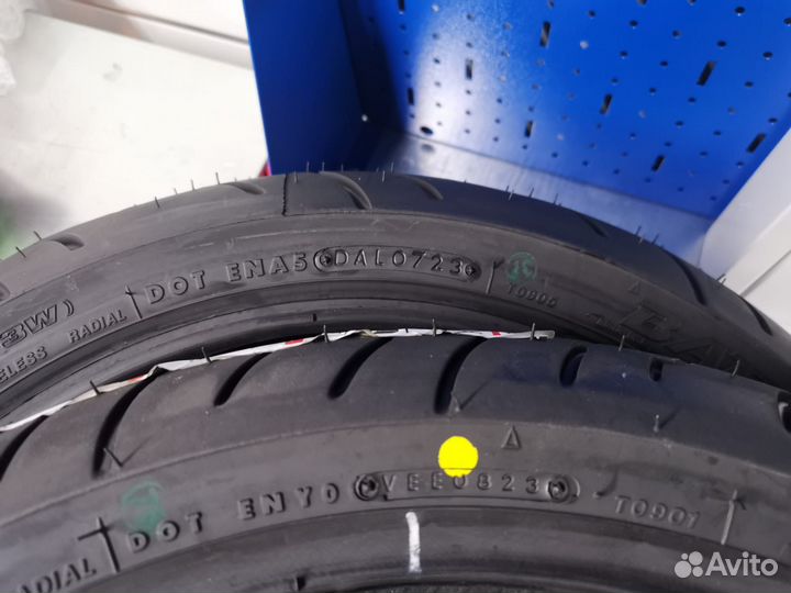 Мотошины bridgestone BT023 120/70/17 и 180/55