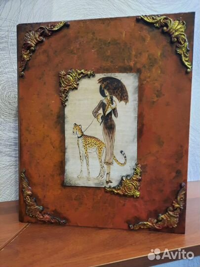 Сувенир, папка декоративная, ручная работ интерьер