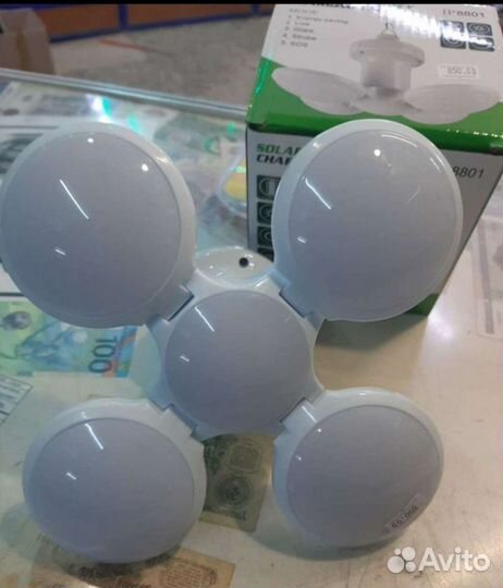 Новый кемпинговый фонарь(солнце+ USB зарядка)