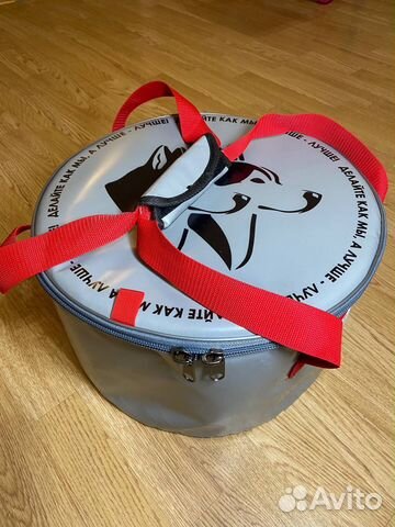 Сумка термос Митек 20 литров с лого серая