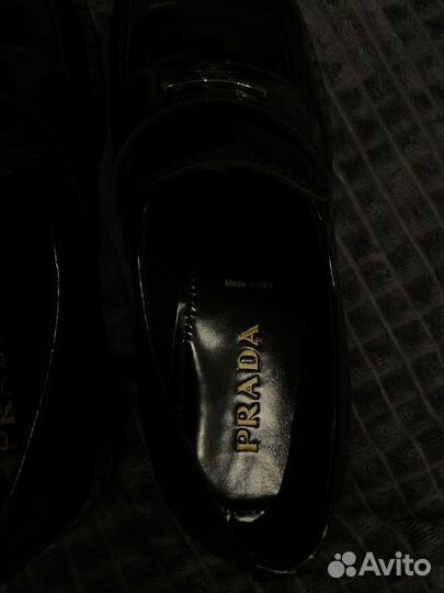 Лоферы мужские prada monolith